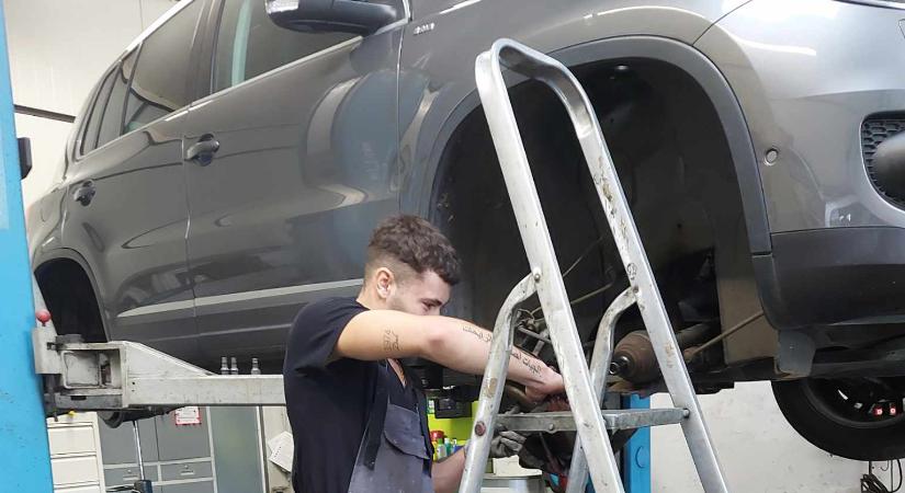 Németországban tanultak a Corvin gépjármű-mechatronikai technikus diákjai