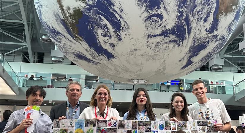 Az UNICEF Magyarország fiatal nagykövete részt vett a COP30 klímacsúcson