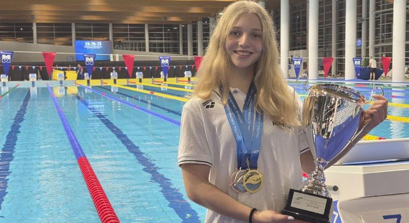 Kovács Nóra teljes éremkollekcióval tért haza Sopronból