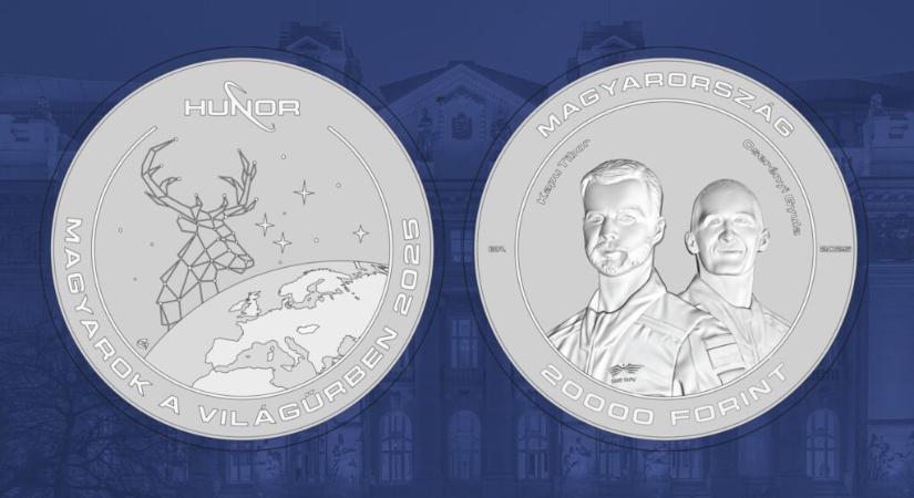 A magyar űrrepülés tiszteletére bocsátottak ki emlékérmet