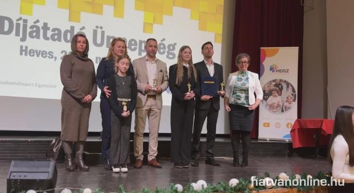 Díjazták a sportolókat Hevesen 