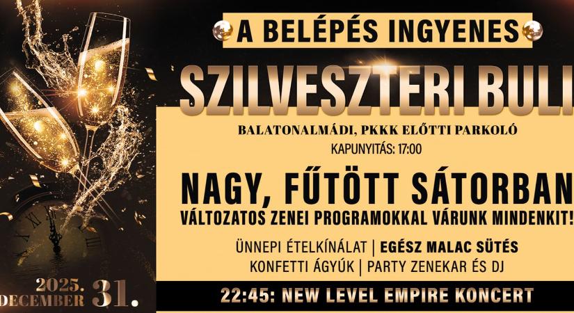 Szilveszter 2025 Balatonalmádi