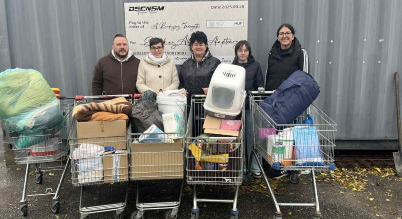 Rábaközi gyerekek is támogatják a győri állatmenhelyt, sok adományt gyűjtöttek