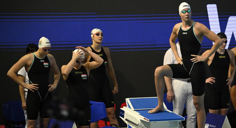 Jól kezdtek a magyarok az Európa-bajnokságon, országos csúcsot úszott a női gyorsváltó