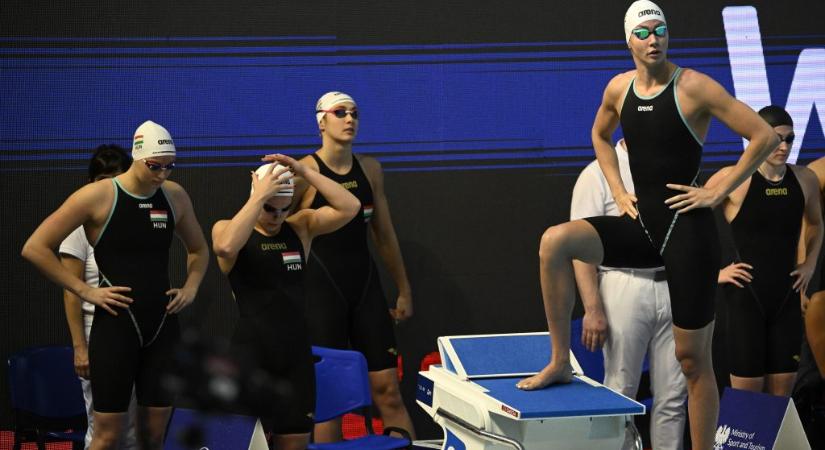 Két egyéni és egy országos csúccsal robbantott a magyar úszóválogatott az Eb nyitónapján