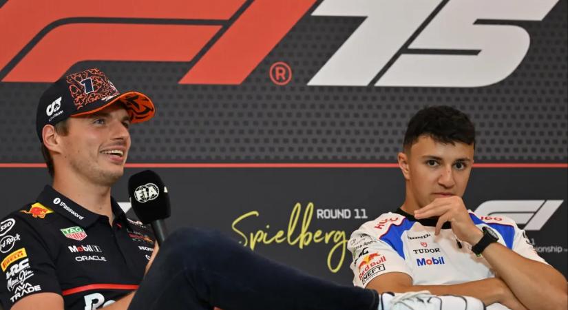 Forma-1: új csapattársat kap Max Verstappen a Red Bullnál