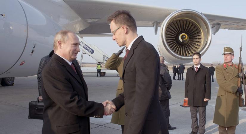 Szijjártó Péter és Putyin előtt is megjelent az orosz-európai háború képe