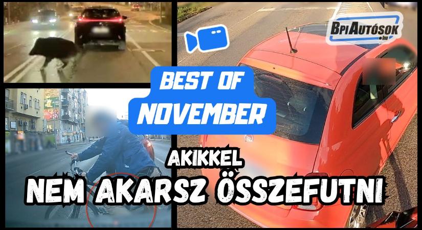 Akikkel nem akarsz összefutni! November legkeményebb dashcam pillanatai – BpiAutósok Best of