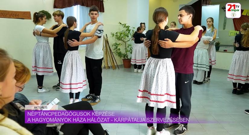 Aktuális(2025.12.02)- Néptáncpedagógusok képzése a Hagyományok Háza Hálózat Kárpátalja szervezésében (videó)