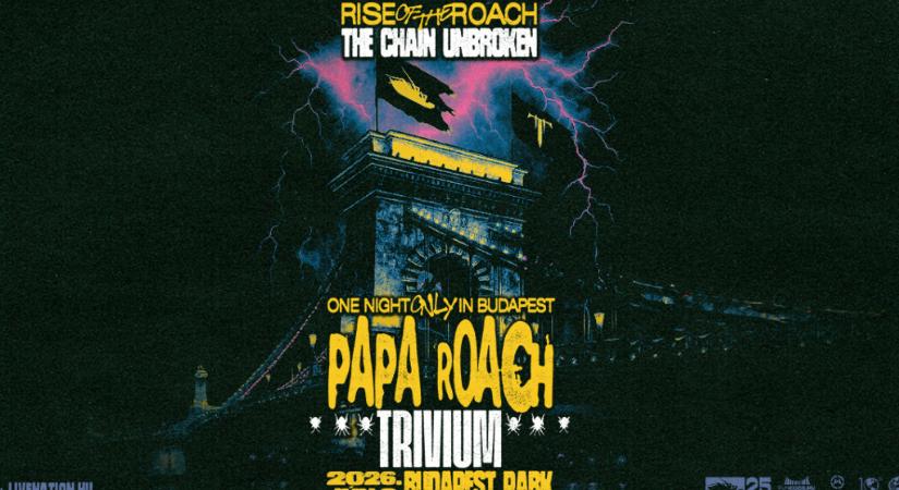 Önálló koncerttel tér vissza Budapestre a Papa Roach
