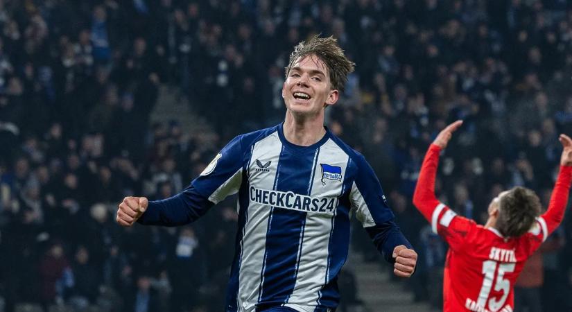 Német Kupa: Dárdai Márton gólpasszt adott, a Hertha hat gólt lőve jutott tovább