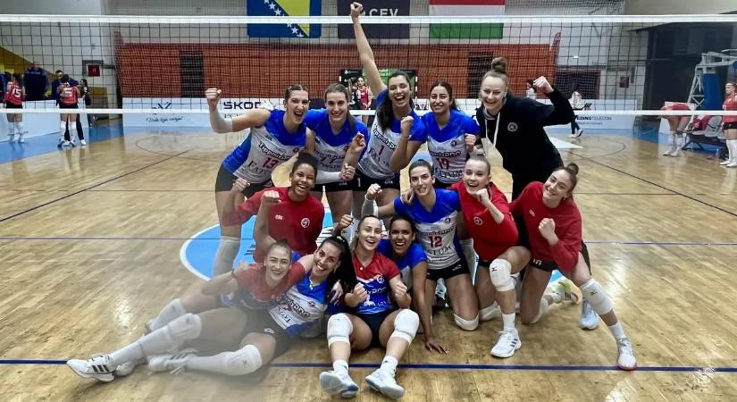 Idegenben is sima nyíregyházi siker a női röplabda Challenge-kupában