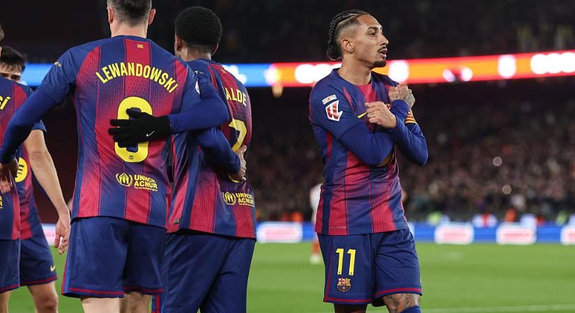 La Liga: az Atletico Madridon is átgázolt, így már négy pontra növelte az előnyét a tabellán az FC Barcelona – videóval