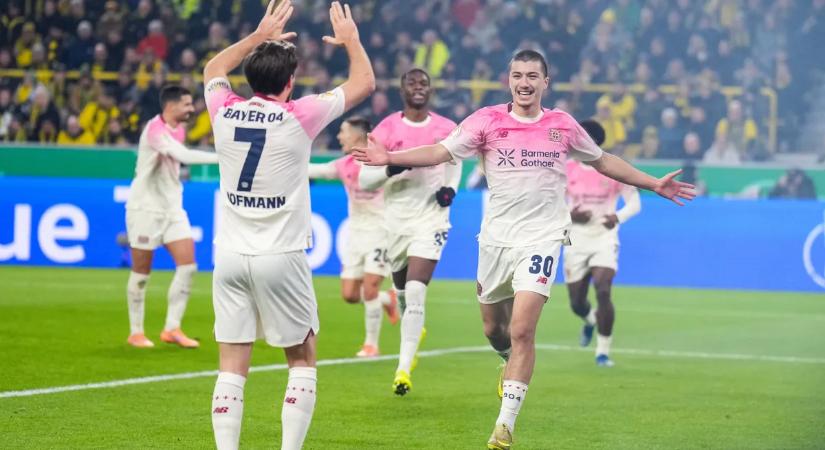 Német Kupa: a Leverkusen kiverte a kupából a Dortmundot