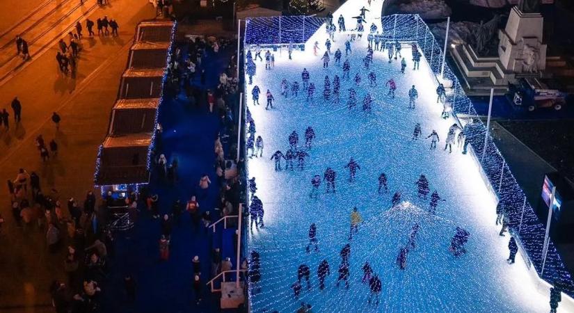 Hatalmas elismerés: Magyarországon található Európa legszebb karácsonyi korcsolyapályája