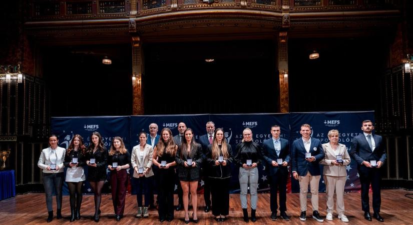 A magyar sport egyetemista kiválóságait díjazták