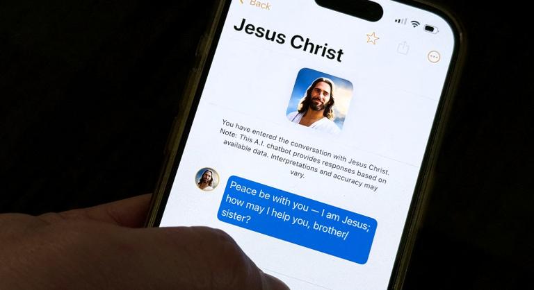 Beszélgettem az AI Jézussal, tíz kérdés után elzavart