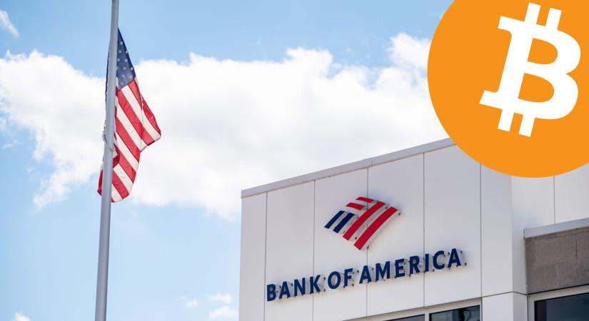 A Bank of America 1-4%-os kriptokitettséget tesz lehetővé ügyfeleinek, megszüntetve az ilyen jellegű befektetésekre vonatkozó korlátozásokat