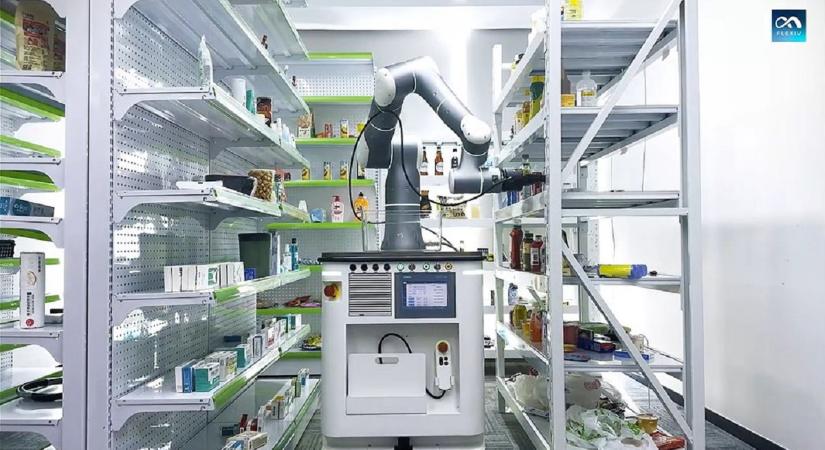 A Flexiv kompakt autonóm mobil robotot mutat be valódi ipari környezetekhez