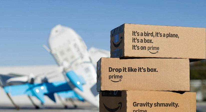 Ultragyors drónos kiszállításba kezdett az Amazon, 30 percen belül megjön vele minden