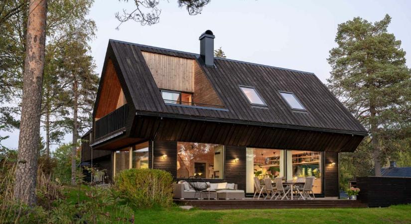 Otthon a fenyvesben - modern skandináv lakberendezés egy kétszintes családi házban