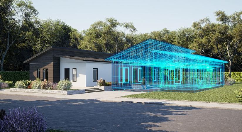 A gyár, ahol 45 perc alatt készül el egy lakóház