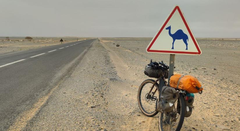 A nap képe: biciklivel járta be a Szaharát, és közben egy meghökkentő dolgot látott