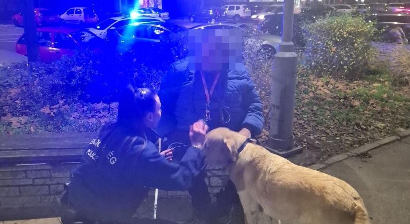 Kétségbeesett hívás érkezett a 112-re, a kecskeméti rendőrök a vak férfi segítségére siettek