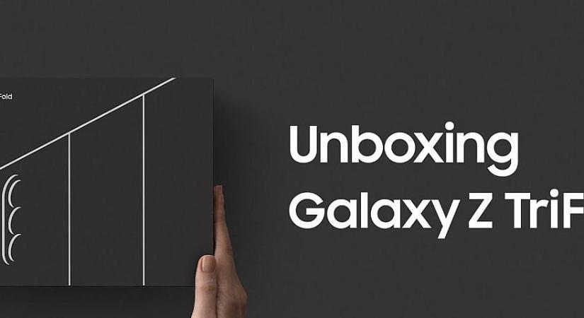 Hivatalos kidobozolós videón a Samsung új, háromba hajtható TriFold szupermobilja