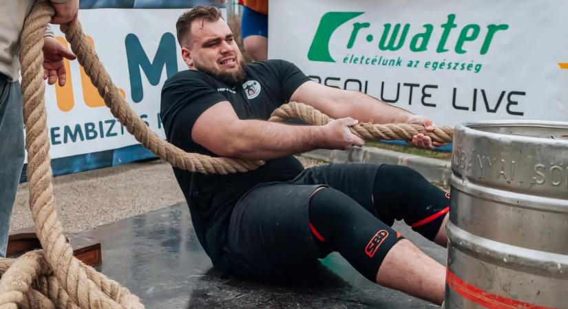 Basahidi Márk nagy dobása a strongman versenyen – erre az eredményre senki sem számított