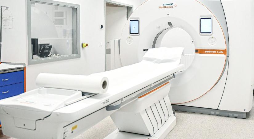 Modern CT-berendezés a miskolci kórházban