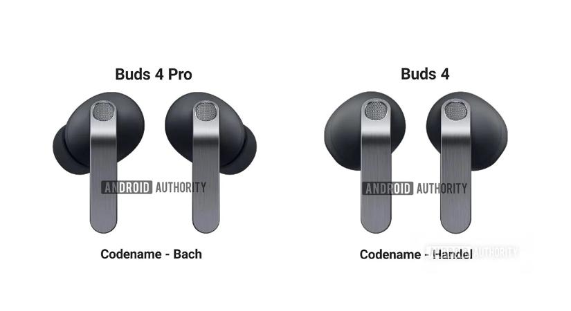 Megtekinthetjük a Galaxy Buds4 fülhallgatók formáját