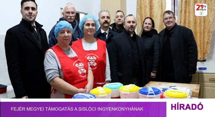 Fejér megyei támogatás a sislóci ingyenkonyhának (videó)