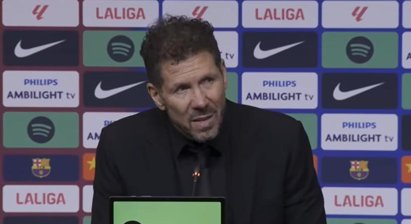 Diego Simeone Aranylabdát követel egy Barcelona-játékosnak