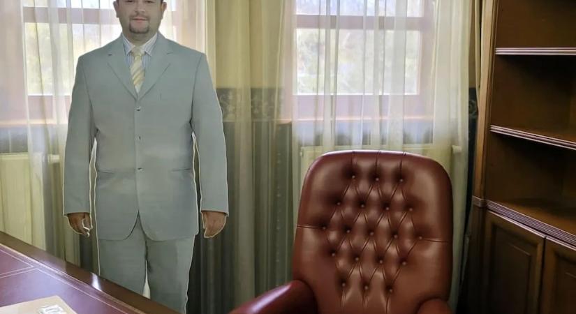 Kartonpapír-igazgató, politikai hadakozás, nevetséges átadás-átvétel