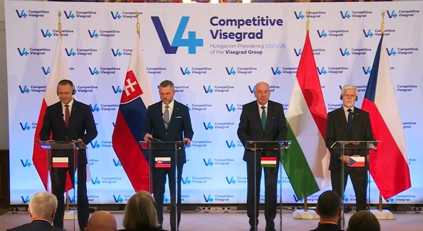 Esztergomban találkoztak a visegrádi csoport államfői