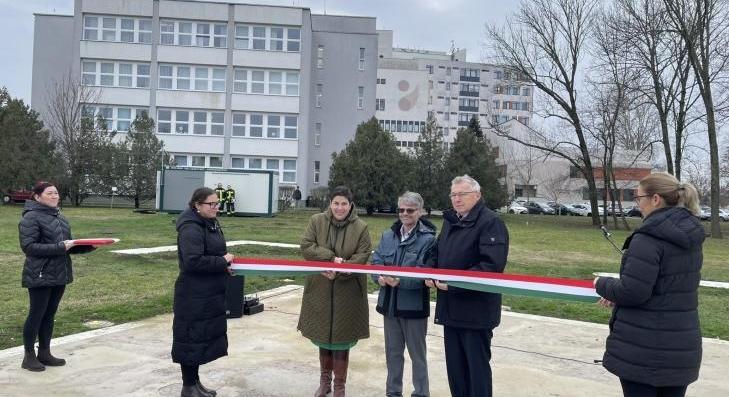 Megújult helikopter-leszálló pályánk átadása 