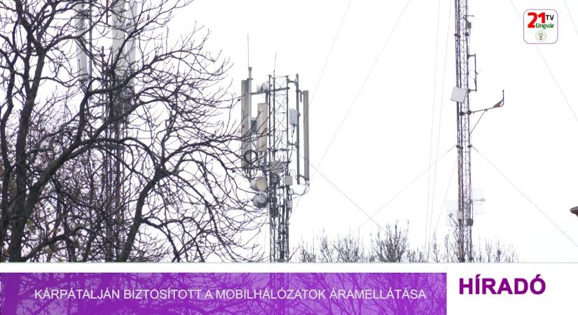 Kárpátalján biztosított a mobilhálózatok áramellátása (videó)