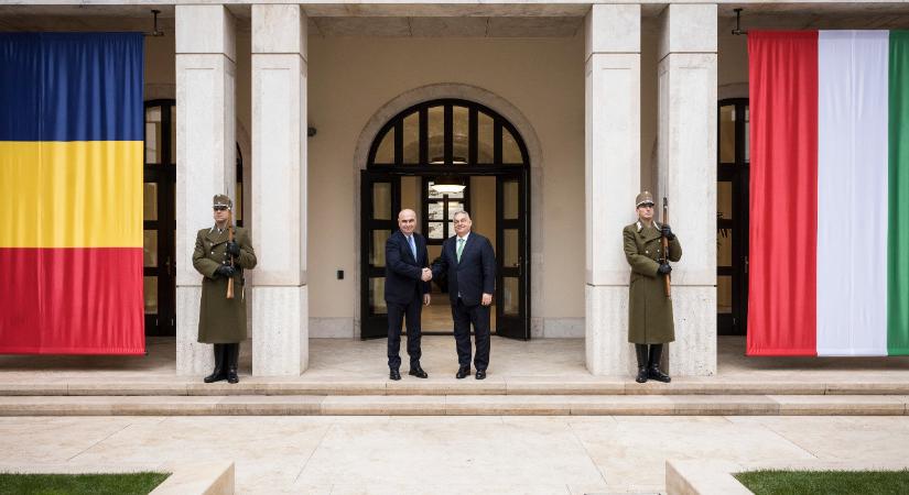Orbán Viktor fogadta a román miniszterelnököt, energiaügyekről volt szó