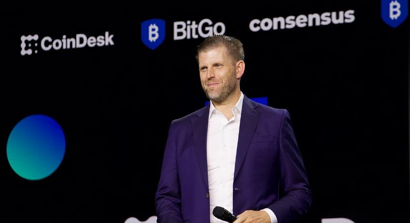 Megrogytak a Trump-fivérek által alapított Bitcoin bányász cég részvényei