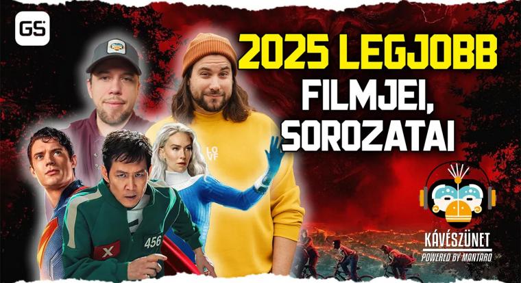 Mik voltak 2025 legjobb filmjei és sorozatai? Erről is szó esik a Kávészünet Podcast hetedik adásában!