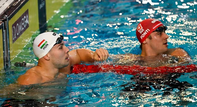 Szabó Szebasztián ezüstérmes a rövidpályás úszó Európa-bajnokságon