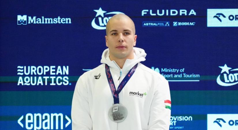 Megszületett az első magyar érem a rövidpályás úszó Európa-bajnokságon