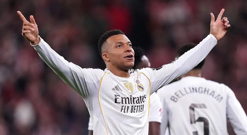 Mbappé-show a bilbaói katlanban, megszakadt a Real Madrid rossz sorozata