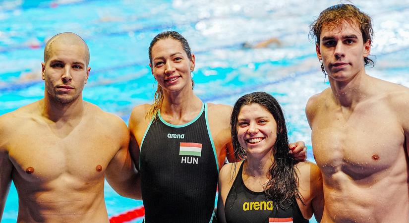 Úszó Eb: újabb országos csúcs részese volt a debreceni klasszis