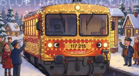 Fényjárművekkel hódít a MÁV-Volán csoport advent idején