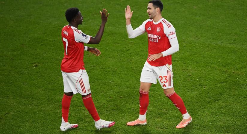Nem kapott gólt, kettővel nyert az Arsenal – ismét ötpontos előnye a PL-tabella élén