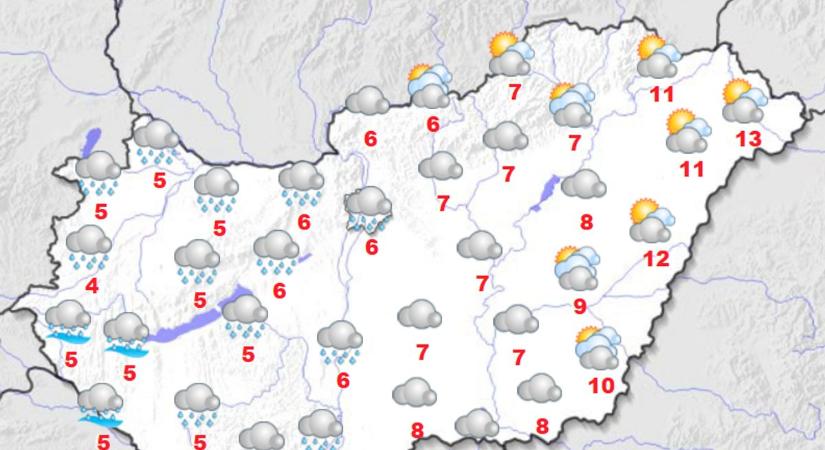 Borús, néhol tartósan ködös lesz a csütörtök