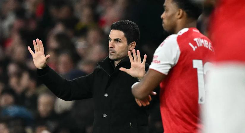 Kiakadt az Arsenal edzője a győztes meccs után a Premier League-ben