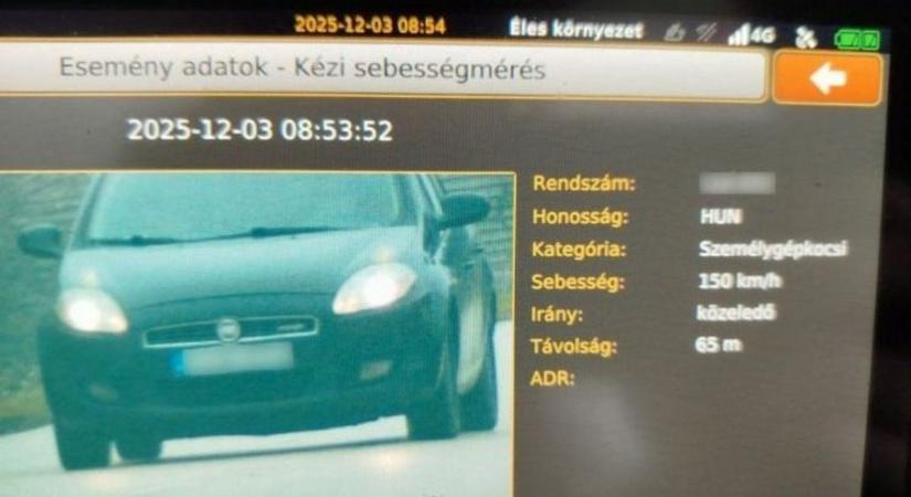 Kitalálod, mennyivel hasított és mekkora büntetést kapott ez a Fiat a szomszéd vármegyében? Annyit segítünk: brutális rekord... (Fotóval)